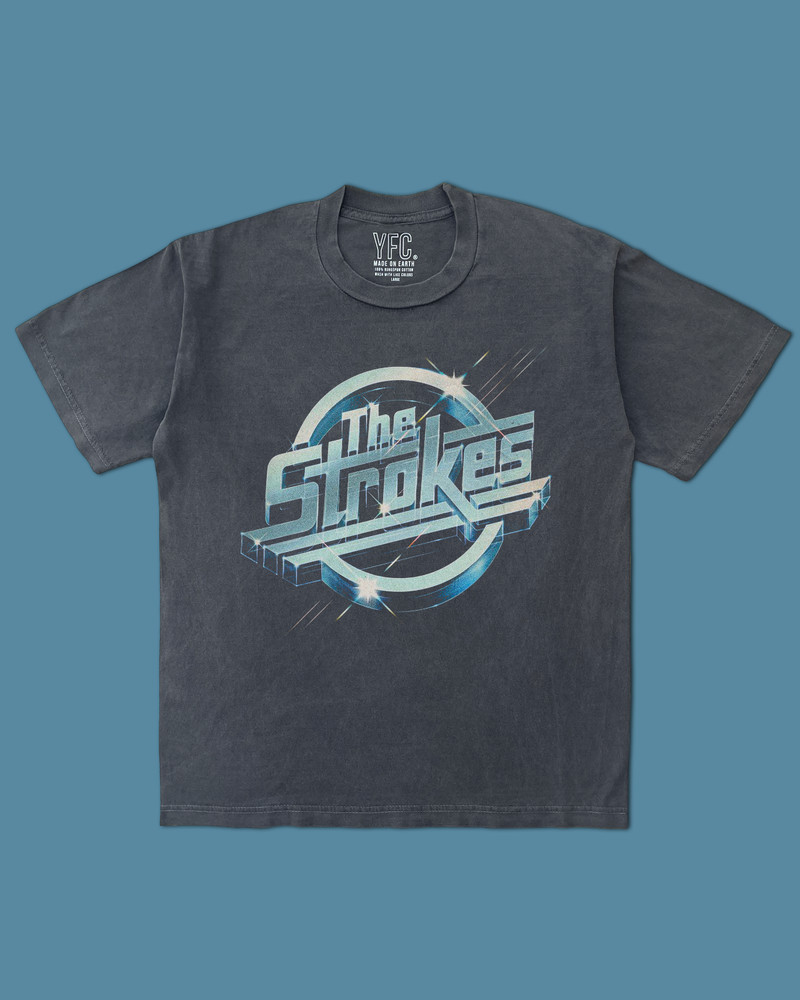 The Strokes Black Vintage washed Tee Shirt