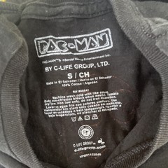 C-Life Group, Ltd. Men’s Black Pac-Man Graphic Crew Neck Short Sleeve T-Shirt S