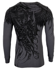 Xtreme Couture by Affliction Men’s Thermal Shirt WLEDING DEATH Biker