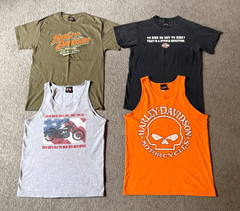 Harley Davidson Motorcycles Graphic Biker T-Shirts Bulk Lot of 8 – Size Medium