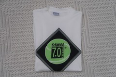 Vintage K-Swiss 7.0 System Tennis Graphic Tee XL USA All Sport Tag