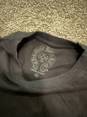 Chrome Hearts Los Angeles Horseshoe Pocket Tee Black Size Medium Made In USA