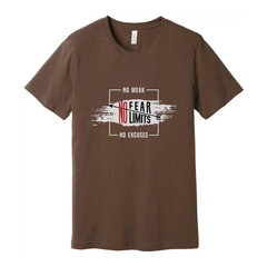 No Fear No Limits Unisex Graphic T Shirt For Gym Workout Running Training And Fi
