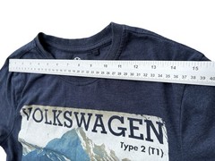 TU Volkswagen Type 2 T1 Men’s Size S Graphic T-Shirt Camper Van Print Navy. A9