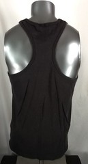 Vtg 80s Panama Jack Tank Top T Shirt (XL) Black Tropical Beach Gym Vacation