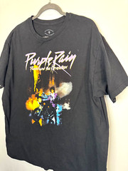 Prince Purple Rain Black T Shirt Size 2X Prince and the Revolution 100% cotton