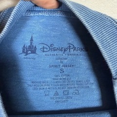 Disney Parks Disneyland Resort Spirit Jersey Blue Mineral Wash Long Sleeve S