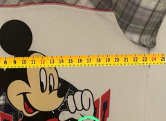 Disney Mickey Unlimited Vintage 90’s Long White Sleep Shirt Nightshirt