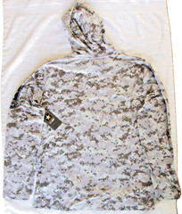 US Army Men T-Shirt Large Brown Digital Camo Hooded Long Sleeve – HKY Sportswear