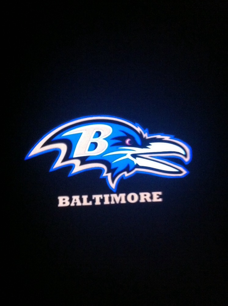 Ravens NFL Football Sound Activated Light LED Light EL T-Shirt S/L/L/XL/XXL/XXXL