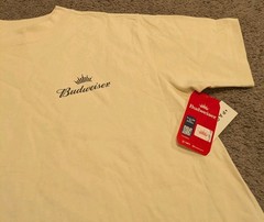 Pacsun x Budweiser King of Beers Cream T-Shirt New with Tags Men’s Small