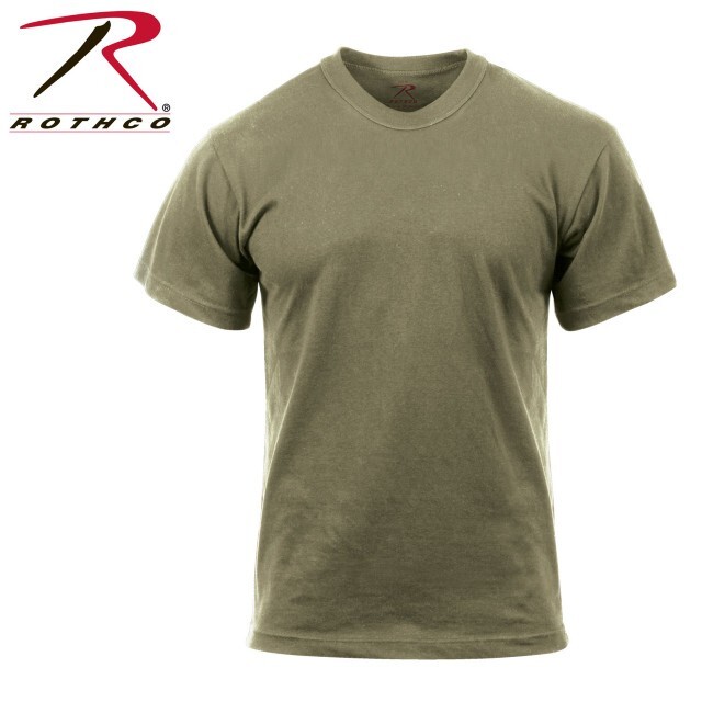 Rothco Solid Color 100% Cotton T-Shirt – AR 670-1 Coyote Brown