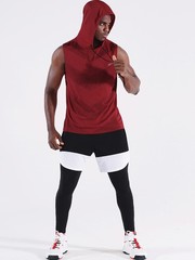 NELEUS Men’s Workout Tank Tops Sleeveless Running Shirts with Hoodie,5098,3 P…