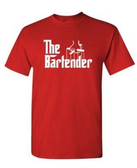 THE BARTENDER – Unisex Cotton T-Shirt Tee Shirt