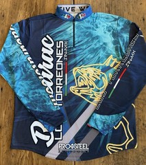 Pro Fishing Shirt 1/4 Zip Bacurato Los Torreones Mexico Pro Steel Active Wear