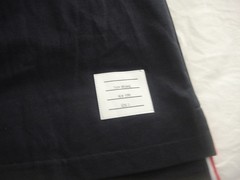 THOM BROWNE Men’s Classic T-Shirt Navy Blue Color TB3 Size Large, NWOT