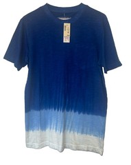 NWT Aeropostale Mens, Young Mens T-Shirt Small Blue & White Ombré Short Sleeves