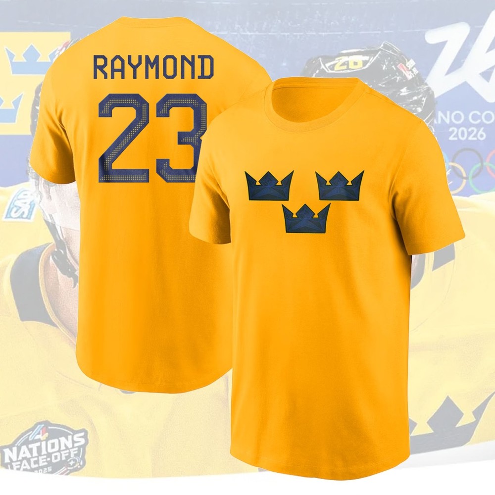 NEW SALE – Gold’s Team Sweden Hockey Hockey 2026 Name & Number For Fans