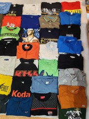 Lot 44x Men’s T-Shirts Bundle Size M Mixed Brands Vintage Polo Bulk wholesale