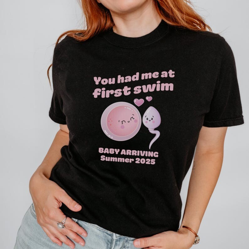Egg and Sperm Pregnancy Shirt 2025 Pregnancy Announcement Funny Pregnant Shirt