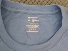 Members Mark crewneck short sleeve Pima cotton blend t-shirt men’s size XL