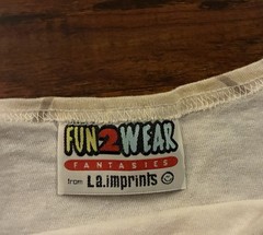 Rare Vintage La Imprints Fun2wear Beach Body Shirt One Size Fits Most