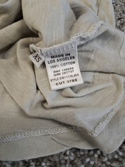 Beige Buck Mason Short Sleeve Tee Size XS
