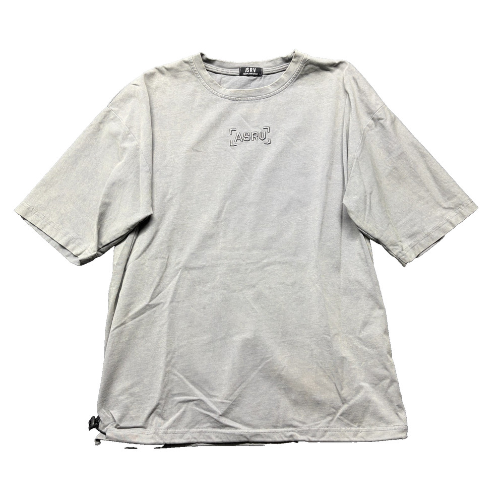 ASRV Shirt Size L Men’s Logo Athletic Adjustable Oversized Designer Sportwear