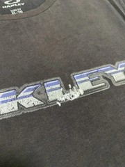 Vintage OAKLEY 2x big logo T-shirt size M