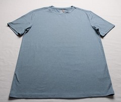 Quince Men’s Flowknit Breeze Performance Tee EH6 Heather Dewstone Blue Small