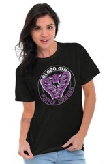 Funny Gym Workout Movie Purple Cobras Team Womens or Mens Crewneck T Shirt Tee