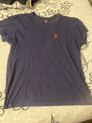 Polo Ralph Lauren Men V-Neck Modern Classic-Fit T-Shirt Tee. Dark Blue S