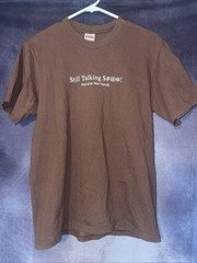 Supreme Still Talking Sh*t Tee Brown SS22 Lightly Worn Small HOLE Size S