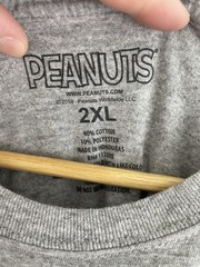 Peanuts 2XL Gray We Run These Streets Charlie Brown T Shirt Men’s 2XL
