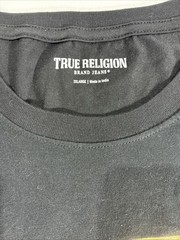 True Religion Buddha Graphic T Shirt Men’s 2XL Black Gold Short Sleeve Excellent