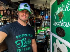 Mens Patrick Was A Saint Funny Shenanigans Saint Patricks Day St Patty irish Tee