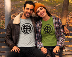 Jerusalem Cross T-Shirt – Catholic Cross – Faith – Free Shipping