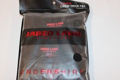 Jared Lang Men’s 100% Cotton Black Slim Fit Crew Neck T-Shirt 3-Pack Size XL