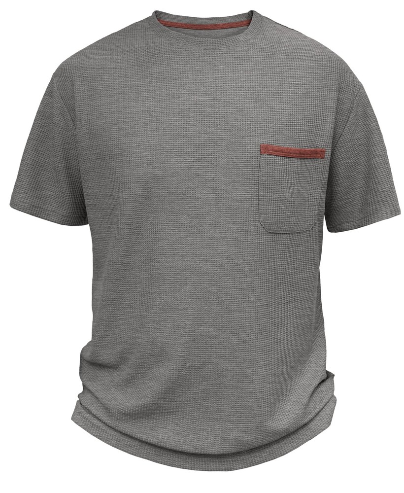 NUOKESASI Mens Casual T-Shirt Long Sleeve Crew Neck Soft Tee Shirts Summer Beach