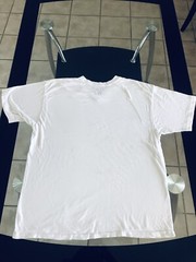 Mens T-Shirts lot Life And Fruit Of The Loom 3 Pieces Size XL White And Black