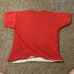 Vintage 50s 60s Double Face T Shirt Native American Cuyahoga High School Sz S