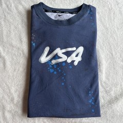 Nike Dri-FIT ADV USA Mens T-Shirt Breaking Blue FQ7114-491 Short Sleeve Large L