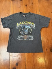 Vintage Harley Davidson T-Shirt Laconia 90s Made in USA Single Stitch