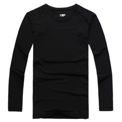Men’s Quick Dry T-Shirt Top Long Sleeve Winter Thermal Undershirt Sports Tops US