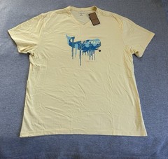 G.H. Bass Shirt , N E. Coast Whale Watching Phase 1E. V Neck XL BRAND NEW