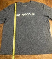 Go Navy Beat Army T-Shirt Men’s XL Gray Levelwear Collegiate Licensed NWT