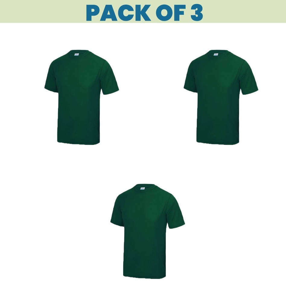 Pack 5 & 3 Just Cool AWDis T-Shirt Plain Casual Wear stag do hen Unisex JC001