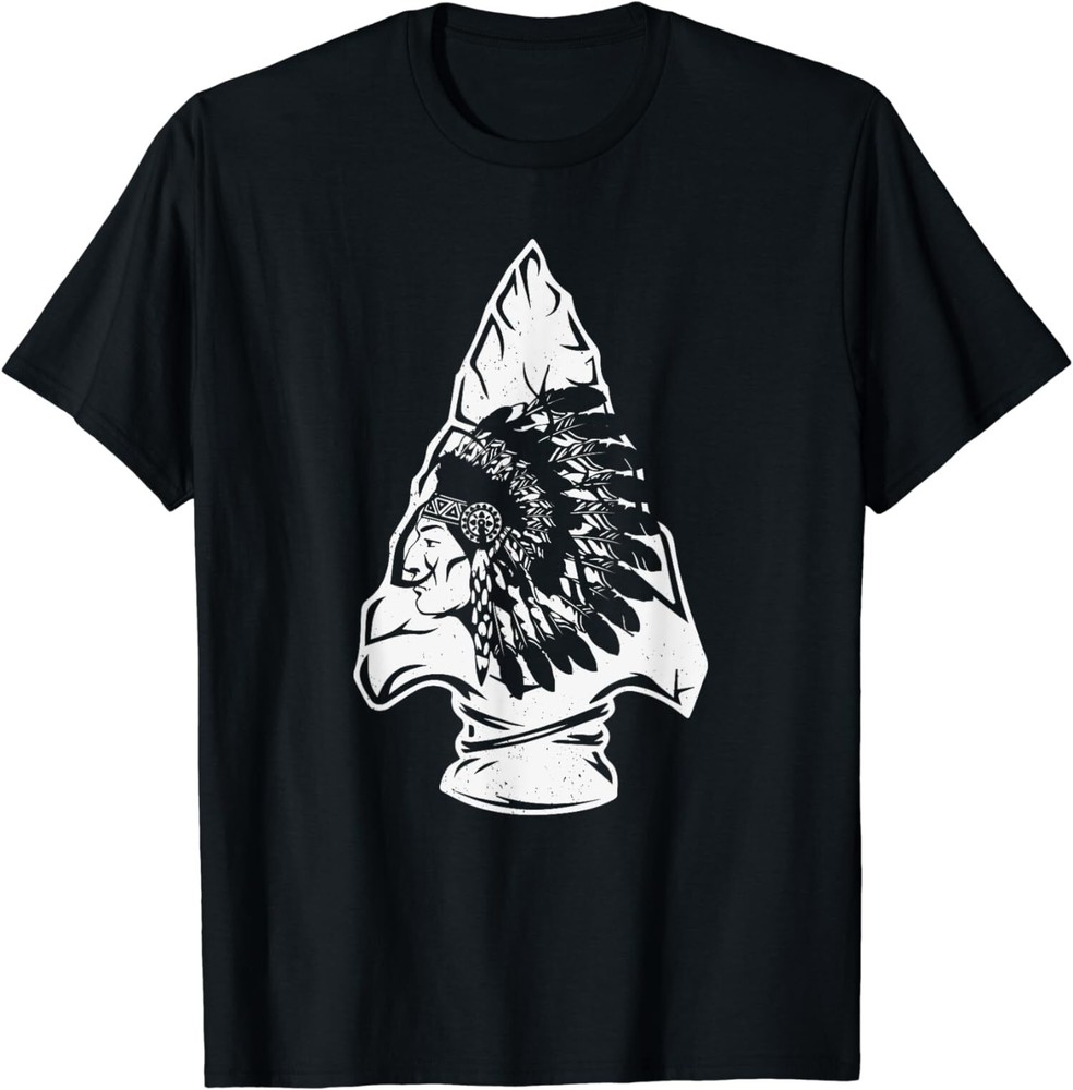 NEW LIMITED Arrowhead Hunter Native American Arrowhead Hunting Relics T-Shirt