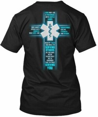 Proud Paramedic T-Shirt Made in the USA Size S to 5XL
