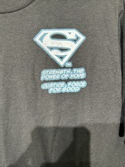 DC Comics Superman Lightning Graphic Men’s T-Shirt Size Medium Black